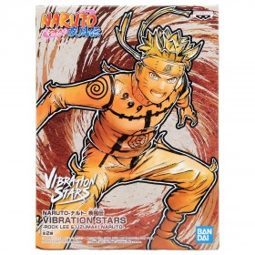 Banpresto Naruto Shippuden Vibration Stars Rock Lee And Uzumaki Naruto - B Uzumaki Naruto Figure (orange)