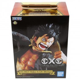 Banpresto One Piece Monkey D Luffy 20th Anniversary Figure (red)