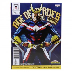 Banpresto My Hero Academia Age of Heroes Vol.1 All Might Figure (blue)