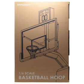 NBA x Enterbay 1/6 Scale Basketball Hoop (black)