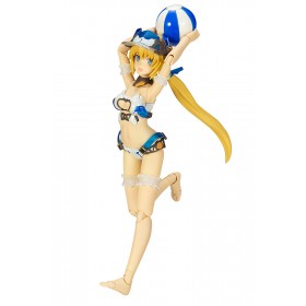 Kotobukiya Frame Arms Girl Hresvelgr Ater Summer Vacation Ver. Plastic Model Kit (blue)