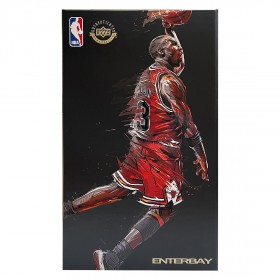 NBA x Enterbay Michael Jordan 1/9 Scale 9 Inch Figure (red)