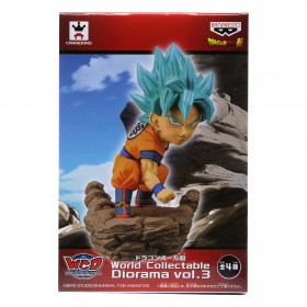 Banpresto Dragon Ball Super World Collectable Diorama Vol.3 Super Saiyan Blue Goku Figure (blue)