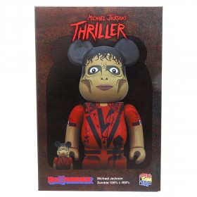 Medicom Michael Jackson Thriller Zombie 100% 400% Figure Set (red)