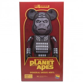 Medicom Planet of the Apes General Ursus 400% Bearbrick Figure (gray)