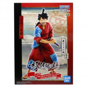 Banpresto One Piece Monkey D. Luffy Japanese Style Figure (red)