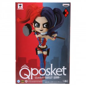 Banpresto Q Posket DC Comics Harley Quinn Figure - Ver B (red / blue)