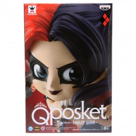 Banpresto Q Posket DC Comics Harley Quinn Figure - Ver A (red / navy)