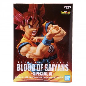 Banpresto Dragon Ball Super Blood Of Saiyans Special Ver. 6 Super Saiyan God Goku Figure (orange)