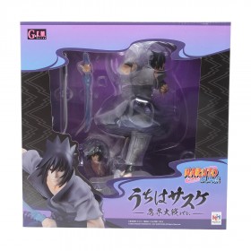 MegaHouse Naruto G.E.M. Series Sasuke Uchiha Shinobi World War Ver. Figure (purple)