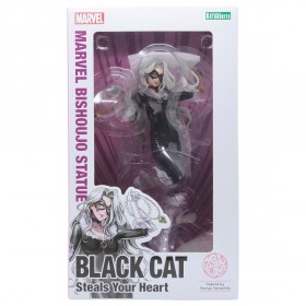 Kotobukiya Marvel Black Cat Steals Your Heart Bishoujo Statue (black)