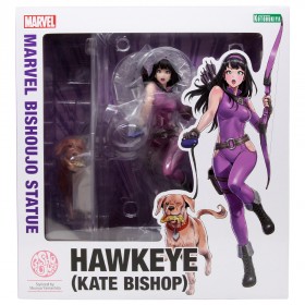 Kotobukiya Marvel Universe Marvel Hawkeye Kate Bishop Bishoujo Statue (pink)