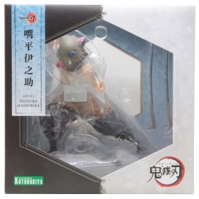 Kotobukiya ARTFX J Demon Slayer Inosuke Hashibira Statue With Bonus Face Part (tan)