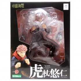 Kotobukiya ARTFX J Jujutsu Kaisen Yuji Itadori Statue With Bonus Face Part (navy)