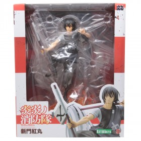 Kotobukiya ARTFX J Fire Force Shinmon Benimaru Statue With Bonus Face Part (gray)