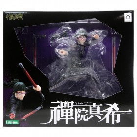 Kotobukiya ARTFX J Jujutsu Kaisen Maki Zen'in Statue With Bonus Face Part (black)