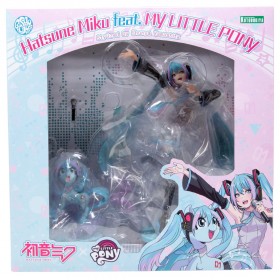 Kotobukiya Hatsune Miku Feat. My little Pony Bishoujo Staute (blue)