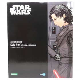 Kotobukiya ARTFX Artist Series Star Wars The Force Awakens Kylo Ren Cloaked In Shadows Statue (black)