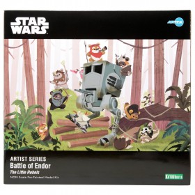 Kotobukiya ARTFX Artist Series Star Wars Return Of The Jedi Battle Of Endor The Little Rebels Statue (gray)