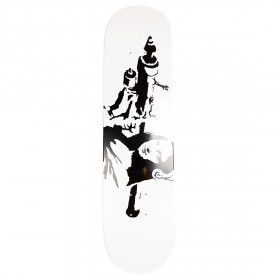 Medicom x SYNC Brandalism Mona Launcher 2nd Skateboard Deck (white)