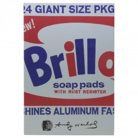 Medicom Andy Warhol Brillo 100% 400% Bearbrick Figure Set (white)