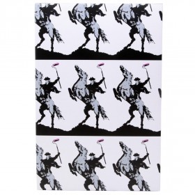 Medicom Brandalism Highwayman 100% 400% Bearbrick Figure Set (white)