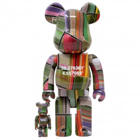 Medicom Benjamin Grant Overview Lisse 100% 400% Bearbrick Figure Set (multi)