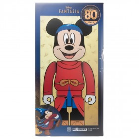Medicom Disney Fantasia Mickey Mouse 1000% Bearbrick Figure (red)