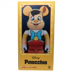 Medicom Disney Pinocchio 1000% Bearbrick Figure (yellow)