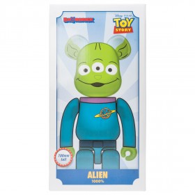 Medicom Disney Toy Story Alien 1000% Bearbrick Figure (blue)