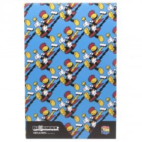 Medicom Grafflex Arts 100% 400% Bearbrick Figure Set (blue)