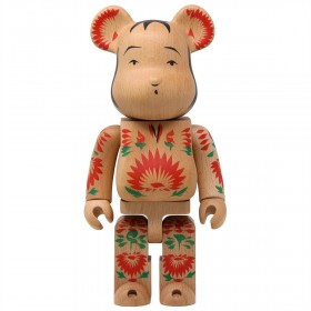 Medicom Karimoku Kokeburick 400% Bearbrick Figure (tan)