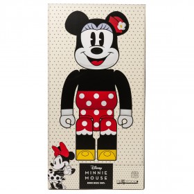 Medicom Disney Minnie Mouse 1000% Bearbrick Figure (black / red)