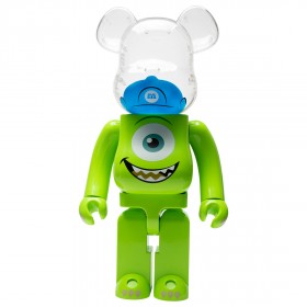 Medicom Disney Pixar Monsters Inc. Mike 1000% Bearbrick Figure (green)