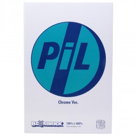 Medicom PiL Chrome Ver. 100% 400% Bearbrick Figure Set (white)