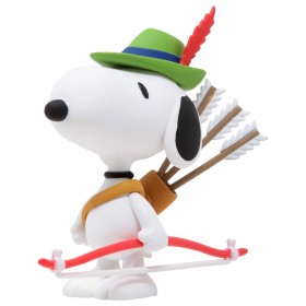 Medicom UDF Peanuts Series 11 Robin Hood Snoopy Figure (green)