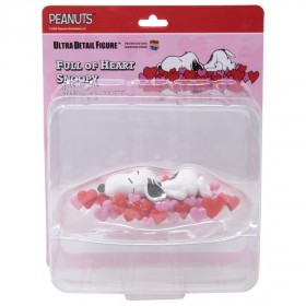 Medicom UDF Peanuts Series 13 Full Of Heart Snoopy Figure (white)