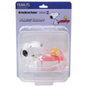 Medicom UDF Peanuts Series 13 Pianist Snoopy Figure (red)
