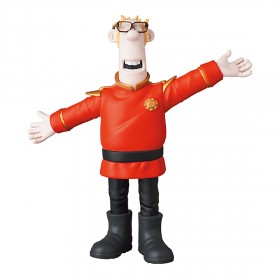 Medicom UDF A Shaun the Sheep Movie Farmageddon Farmer Farmageddon Costume Figure (red)