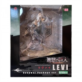 Kotobukiya ARTFX J Attack on Titan Levi Renewal Package Ver. Statue (brown)