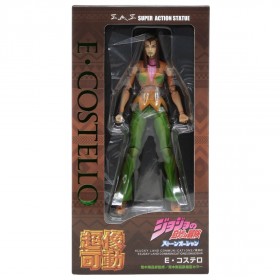 Medicos Super Action Statue JoJo's Bizarre Adventure Part 6 Stone Ocean Ermes Costello Chozokado Figure (green)
