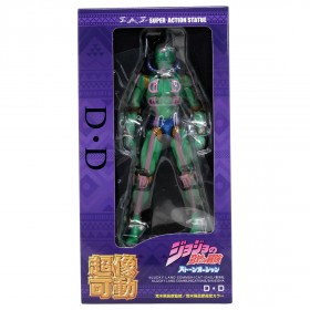 Medicos Super Action Statue JoJo's Bizarre Adventure Part 6 Stone Ocean Diver Down D-D Chozokado Figure (green)