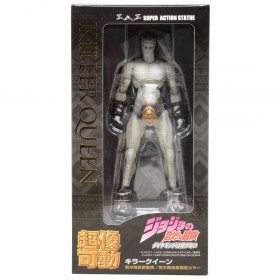 Medicos Super Action Statue JoJo's Bizarre Adventure Part 4 Diamond Is Unbreakable Killer Queen Chozokado Figure (white)