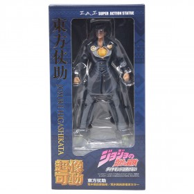 Medicos Super Action Statue JoJo's Bizarre Adventure Part 4 Diamond Is Unbreakable Josuke Higashikata Chozokado Figure Re-Run (blue)