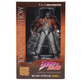 Medicos Super Action Statue JoJo's Bizarre Adventure Part 3 Stardust Crusaders Mohammed Avdol Chozokado Figure Re-Run (orange)