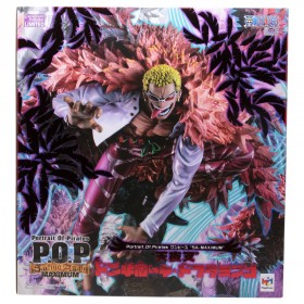 MegaHouse One Piece Portrait of Pirates SA-Maximum Heavenly Demon Donquixote Doflamingo Figure (pink)