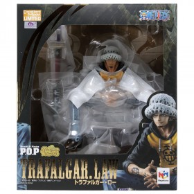 MegaHouse One Piece Portrait of Pirates Playback Memories Trafalgar Law Figure (black)