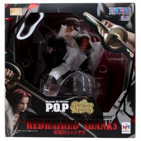 MegaHouse One Piece Portrait of Pirates Playback Memories Red-Haired Shanks Figure (red)