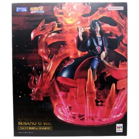 MegaHouse Naruto Precious G.E.M. Uchiha Itachi Susano Ver Figure With LED Base (orange)