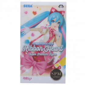 Sega Hatsune Miku Ribbon Heart Super Premium Figure (pink)
